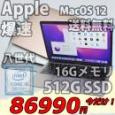  美品 2K対応 13.3型 Apple MacBook Air A1932 (2018年) macOS Monterey(正規Win11追加可) 八世代 i5-8210Y 16GB 512GB-SSD カメラ 無線