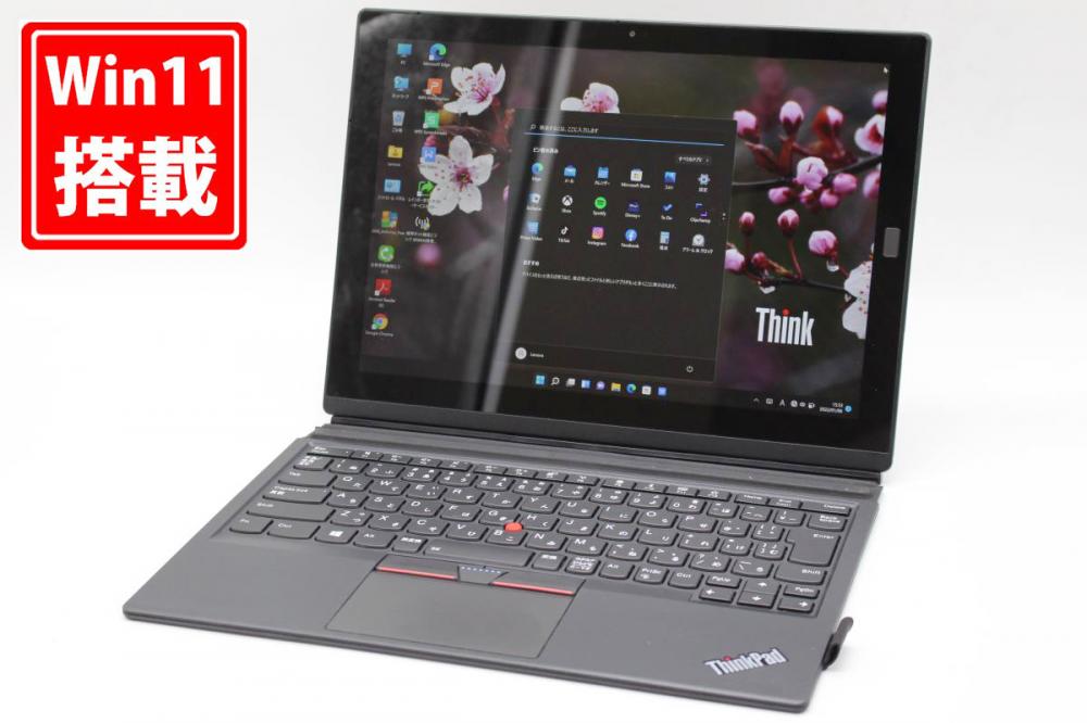 中古 訳あり 2K対応 タッチ 12インチ レノボ ThinkPad X1 Tablet Windows11 Core i5-7Y57 8GB 超高速NVMe式SSD-256G 無線 カメラ Office有 Win11 ノートパソコン 中古パソコン 中古PC Windows10に無料変更可能