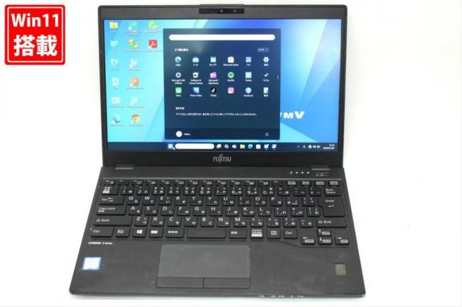 中古 フルHD 13.3型 Fujitsu LIFEBOOK U939B Windows11 第8世代 i5-8265u 8GB 256GB-SSD カメラ 無線Wi-Fi6 Office付き 中古パソコン 管:1151s