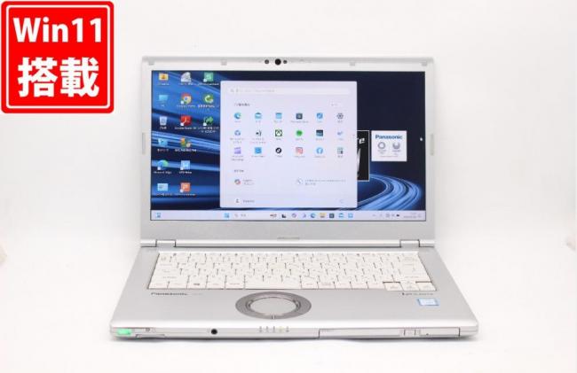 良品 フルHD 14型 Panasonic Let's note CF-LV7RDAVS Windows11 八世代 i5-8350U 8GB 256GB-SSD カメラ 無線 Office付 中古パソコン 管:1556j