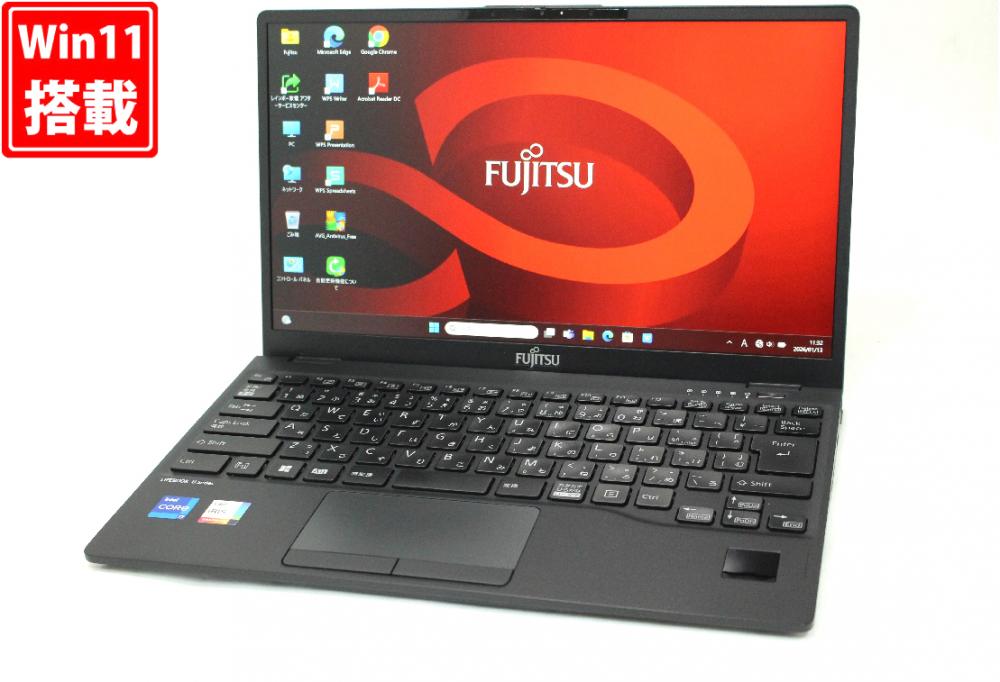 良品 フルHD 13.3型 Fujitsu LIFEBOOK U9312KW Windows11 10コア 第12世代 i7-1265U 16GB NVMe 512GB-SSD カメラ 無線Wi-Fi6 Office付き 中古パソコン 管:1764w