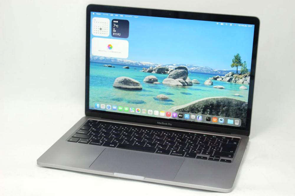 中古 2K対応 13.3型 Apple MacBook Pro A2251 (2020,TouchBar) グレー macOS 26 Tahoe(正規Win11追加可) 第10世代 i5-1038NG7 16GB NVMe 512GB-SSD カメラ 無線Wi-Fi6 中古パソコン 管:0942h