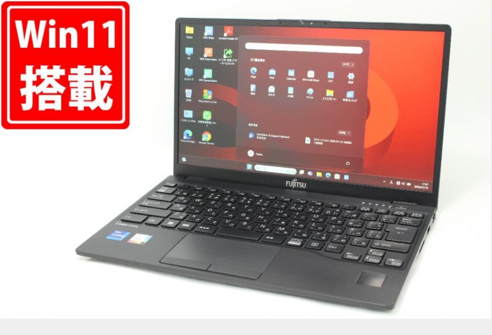 使用1230時間 中古 フルHD 13.3型 Fujitsu LIFEBOOK U9312KW Windows11 10コア 第12世代 i7-1265U 16GB NVMe 512GB-SSD カメラ 無線Wi-Fi6 Office付き 中古パソコン 管:1755m