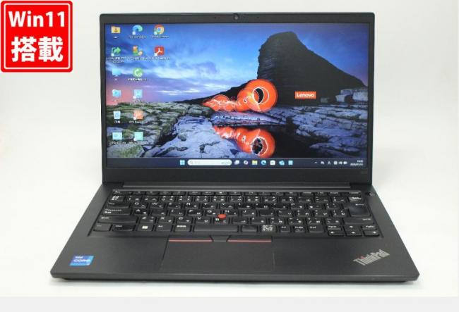 中古 フルHD 14型 Lenovo ThinkPad E14 Gen2 Windows11 第11世代 i7-1165G7 16GB NVMe 256GB-SSD カメラ 無線Wi-Fi6 Office付き 中古パソコン 管:1856w