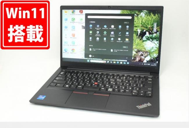 良品 フルHD 14型 Lenovo ThinkPad E14 Gen2 Windows11 第11世代 i7-1165G7 16GB NVMe 256GB-SSD カメラ 無線Wi-Fi6 Office付き 中古パソコン 管:1852m