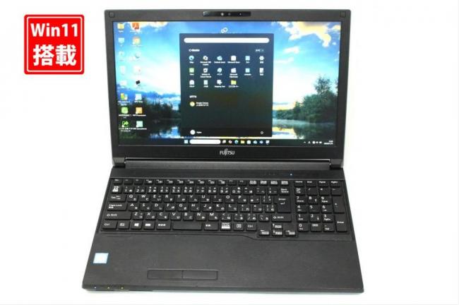 中古 フルHD 15.6型 Fujitsu LIFEBOOK A749C Windows11 第8世代 i7-8665u 8GB 256GB-SSD カメラ 無線 Office付き 中古パソコン 管:1356s
