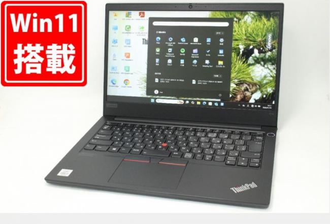 良品 フルHD 14型 Lenovo ThinkPad E14 Gen1 Windows11 第10世代 i5-10210U 8GB NVMe 256GB-SSD + 500GB-HDD カメラ 無線Wi-Fi6 Office付き 中古パソコン 管:1856m