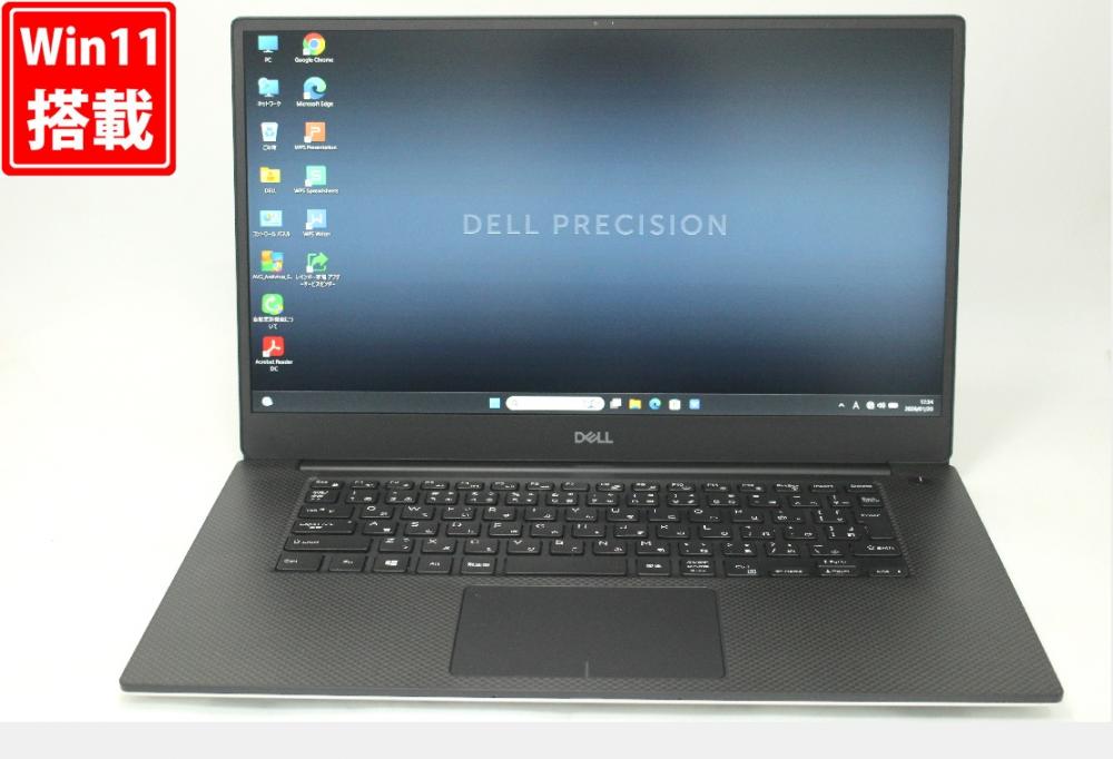 中古良品 フルHD 15.6型 DELL Precision 5540 Windows11 Xeon E-2276M 32GB NVMe 512GB-SSD NVIDIA Quadro T1000 カメラ 無線 Office付き 中古パソコン 管:1877w