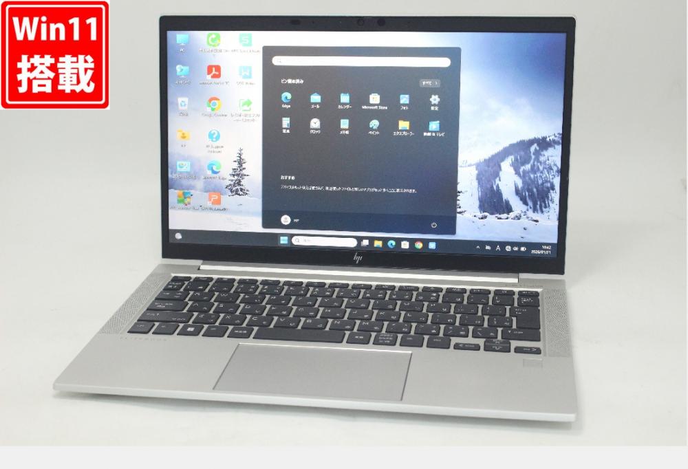 中古 フルHD 13.3型 HP LIFEBOOK 830G8 Windows11 第11世代 i7-1185G7 32GB NVMe 512GB-SSD カメラ 無線Wi-Fi6 Office付き 中古パソコン 管:1042w