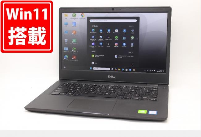 389時間 良品 フルHD 15.6型 DELL Latitude 3400 Windows11 八世代 i7-8565U 16GB NVMe 256GB-SSD NVIDIA GeForce MX130 カメラ 無線 Office付 中古パソコン 管:1849m