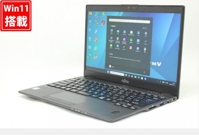 充放電回数36回 中古 フルHD タッチ 13.3型 Fujitsu LIFEBOOK U939A Windows11 第8世代 i5-8365u 8GB 128GB-SSD カメラ 無線 Office付き 中古パソコン 管:1032r