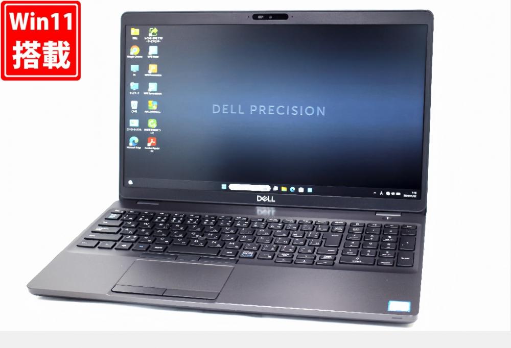 中古 フルHD 15.6型 DELL Precision 3541 Windows11 第9世代 i7-9750H 16GB 256GB-SSD NVIDIA Quadro P620 カメラ 無線 Office付き 中古パソコン 管:1078w