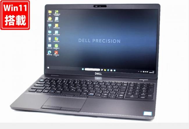 中古 フルHD 15.6型 DELL Precision 3541 Windows11 第9世代 i7-9750H 16GB 256GB-SSD NVIDIA Quadro P620 カメラ 無線 Office付き 中古パソコン 管:1078w