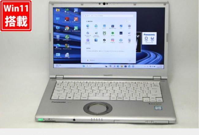 中古 フルHD 14型 Panasonic Let's Note CF-LV7RDAVS Windows11 第8世代 i5-8350U 8GB 256GB-SSD カメラ 無線 Office付き 中古パソコン 管:1009v