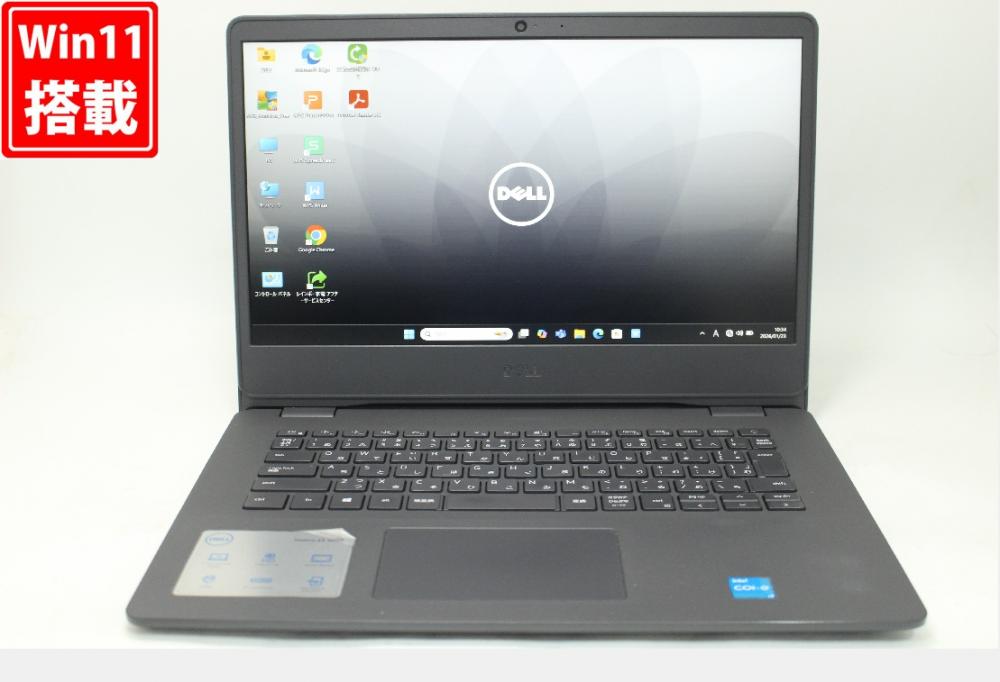 中古良品 フルHD 14型 DELL Vostro 14 3400 Windows11 第11世代 i3-1115G4 8GB NVMe 256GB-SSD カメラ 無線 Office付き 中古パソコン 管:1068w