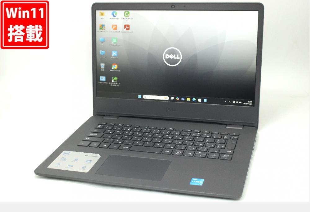 中古良品 フルHD 14型 DELL Vostro 14 3400 Windows11 第11世代 i3-1115G4 8GB NVMe 256GB-SSD カメラ 無線 Office付き 中古パソコン 管:1168w
