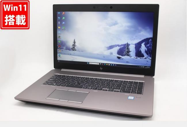 NVMe 新品512GB-SSD 良品 フルHD 17.3型 HP ZBOOK 17G5 Blu-ray Windows11 八世代 i7-8750H 16GB NVIDIA Quadro P1000 カメラ 無線 Office付 中古パソコン 管:1835w