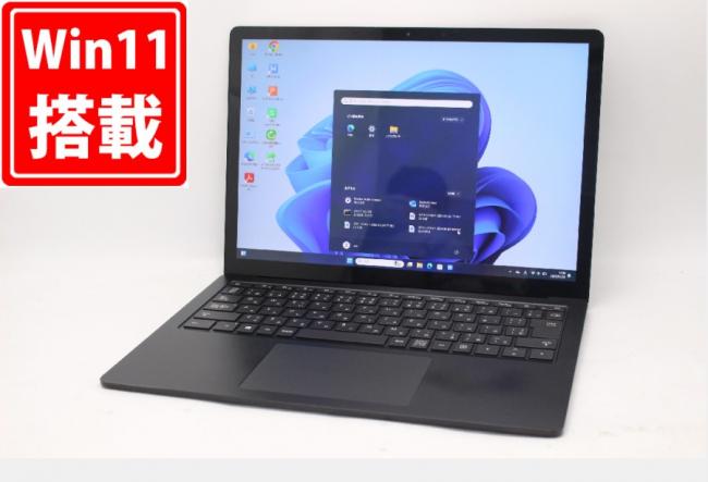 中古良品 2K対応 タッチ 13.5型 Microsoft Surface Laptop3 Model.1868 Windows11 第10世代 i5-1035G7 8GB NVMe 256GB-SSD カメラ 無線Wi-Fi6 Office付 中古パソコン 管:1755m