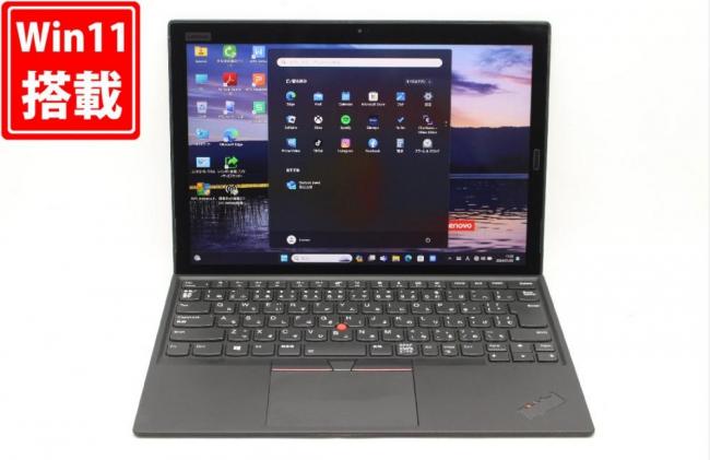 中古 2K対応 タッチ 13.3型 Lenovo ThinkPad X1 Tablet 3rd Gen Windows11 八世代 i5-8350U 8GB NVMe 256GB-SSD カメラ LTE 無線 Office付 中古パソコン 管:1134j