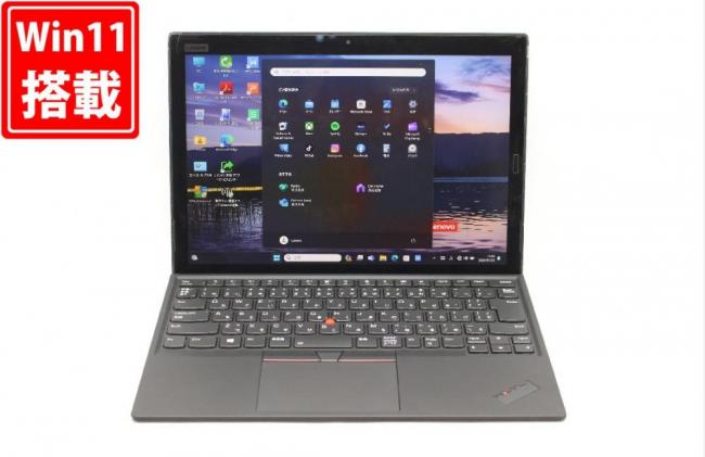 中古 2K対応 タッチ 13.3型 Lenovo ThinkPad X1 Tablet 3rd Gen Windows11 八世代 i5-8350U 8GB NVMe 256GB-SSD カメラ LTE 無線 Office付 中古パソコン 管:1409j