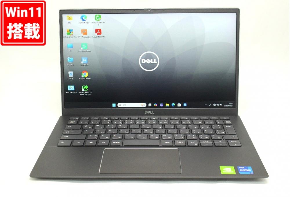 中古 フルHD 13.3型 DELL Vostro 5301 Windows11 第11世代 i7-1165G7 8GB NVMe 512GB-SSD Geforce MX350 カメラ 無線 Office付き 中古パソコン 管:1991w