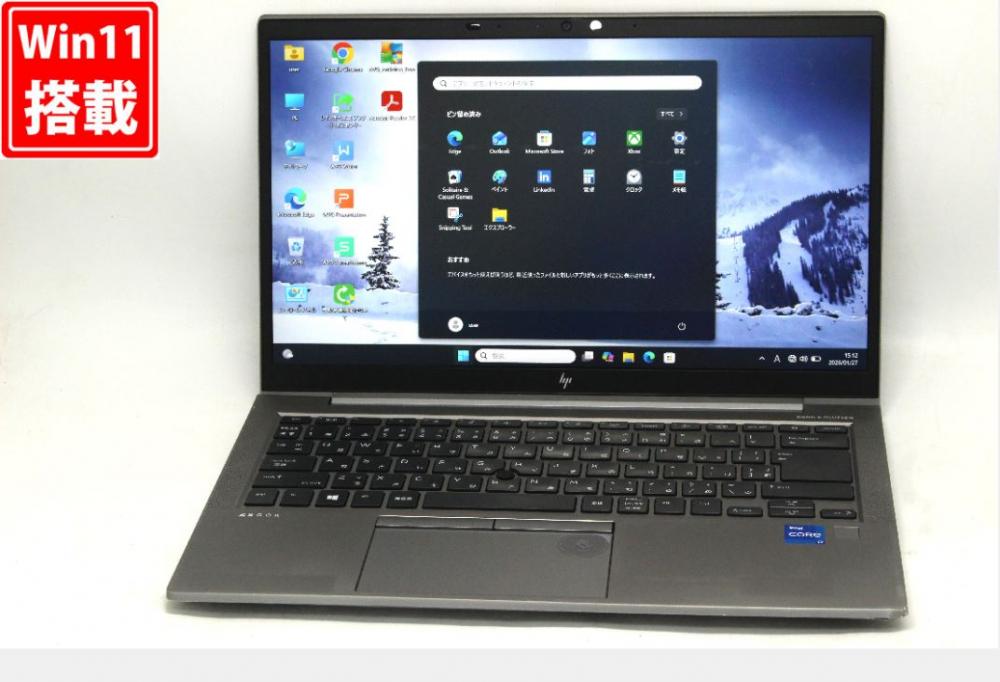 ゲーミングPC 訳有 フルHD 14型 HP ZBook Firefly 14 G8 Windows11 第11世代 i7-1165G7 16GB NVMe 256GB-SSD NVIDIA T500 無線Wi-Fi6 Office付き 中古パソコン 管:1517v