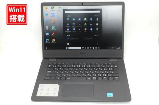 中古 フルHD 14型 DELL Vostro 14 3400 Windows11 第11世代 i3-1115G4 8GB NVMe 256GB-SSD カメラ 無線 Office付き 中古パソコン 管:8152s