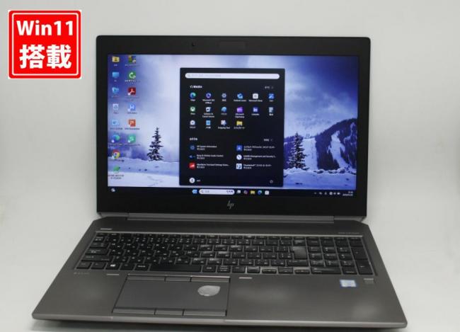 ゲーミングPC 中古 フルHD 15.6型 HP ZBook 15 G6 Windows11 第9世代 i7-9850h 32GB NVMe 512GB-SSD NVIDIA Quadro T2000 無線Wi-Fi6 Office付き 中古パソコン 管:1577k