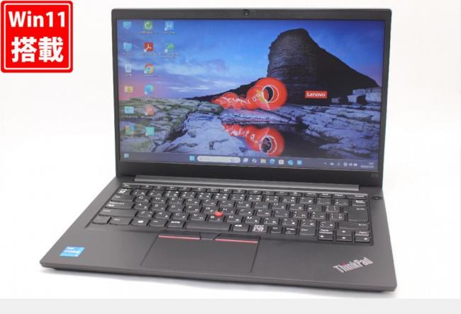 良品 フルHD 14型 Lenovo ThinkPad E14 Gen2 Windows11 第11世代 i5-1135G7 8GB NVMe 256GB-SSD カメラ 無線Wi-Fi6 Office付 中古パソコン 管:0941w