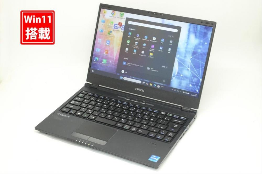 中古 フルHD 13.3型 EPSON Endeavor NA521E Windows11 第11世代 i7-1165G7 16GB NVMe 1TB-SSD 無線Wi-Fi6 Office付き 中古パソコン 管:1852s