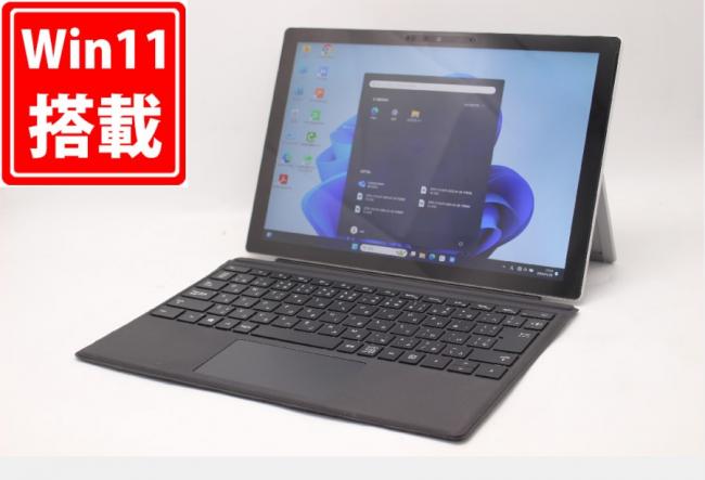 充放電回数53回  1272時間 中古美品 2K対応 タッチ 12.3型 Microsoft Surface Pro7 Windows11 第10世代 i5-1035G4 8GB NVMe 256GB-SSD カメラ 無線Wi-Fi6 Office付 中古パソコン 管:1742m