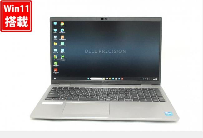 ゲーミングPC 中古良品 フルHD 15.6型 DELL Precision 3560 Windows11 第11世代 i5-1145G7 8GB NVMe 256GB-SSD NVIDIA T500 カメラ 無線Wi-Fi6 Office付き 中古パソコン 管:1209w