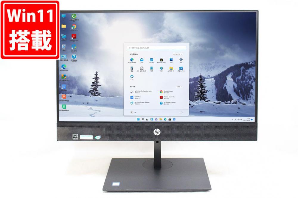 中古 フルHD 21.5型液晶一体型 HP ProOne 600 G4 AIO Windows11 第8世代 i5-8500T 8GB NVMe 256GB-SSD カメラ Office付き 中古パソコン 管:1618h