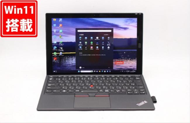 中古訳有 2K対応 タッチ 12型 Lenovo ThinkPad X1 Tablet 2nd Gen Windows11 七世代 i5-7Y54 8GB NVMe 256GB-SSD カメラ LTE 無線 Office付 中古パソコン 管:0932j