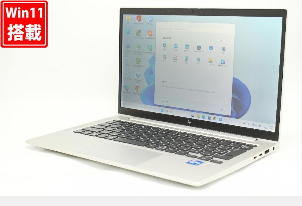 充放電回数80回 良品 フルHD 13.3型 HP EliteBook 830G8 Windows11 第11世代 i7-1185G7 32GB NVMe 512GB-SSD カメラ 無線Wi-Fi6 Office付き 中古パソコン 管:1018r