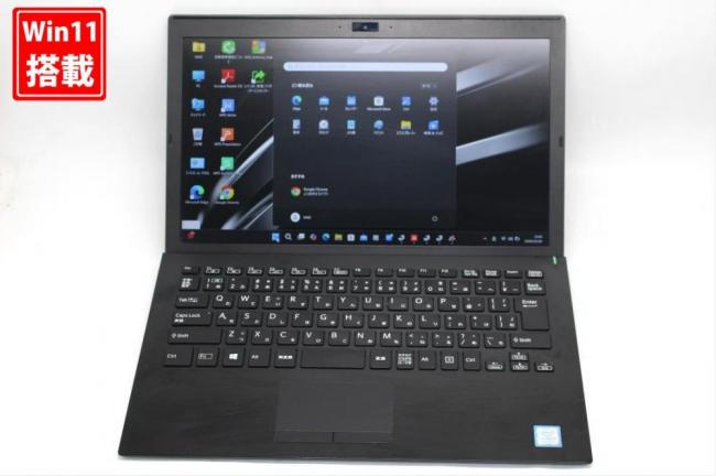 中古 フルHD 13.3型 SONY VAIO VJPG11C11N Windows11 第8世代 i5-8250u 8GB 256GB-SSD カメラ 無線 Office付き 中古パソコン  管:1427s