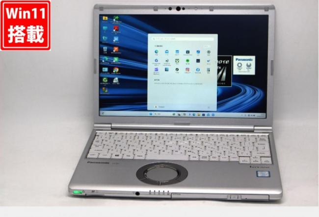 中古 フルHD対応WUXGA 12.1型 Panasonic Let's Note CF-SV8R13VS Windows11 第8世代 i5-8365U 8GB 256GB-SSD カメラ 無線 Office付き 中古パソコン 管:1523v