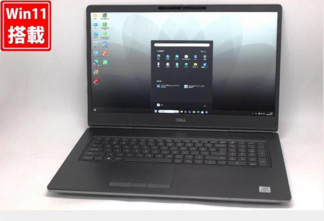 ゲーミングPC 中古良品 フルHD 17.3型 DELL Precision 7750 Windows11 第10世代 i7-10850H 32GB NVMe 512GB-SSD NVIDIA Quadro RTX 3000 カメラ 無線Wi-Fi6 Office付き 中古パソコン 管:1806v