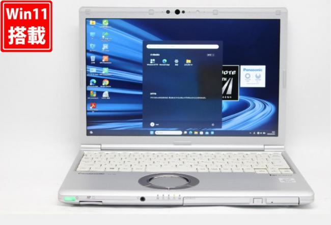 充放電回数69回 中古 フルHD対応WUXGA 12.1型 Panasonic Let's note CF-SV9RDAVS Windows11 第10世代 i5-10310u 8GB NVMe 256GB-SSD カメラ 無線Wi-Fi6 Office付き 中古パソコン 管:1010r