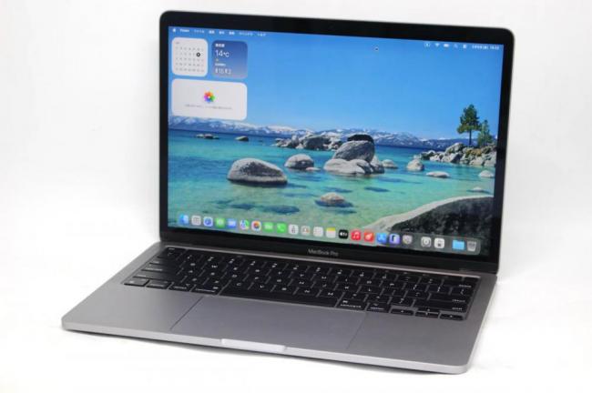 中古良品 2K対応 13.3型 Apple MacBook Pro A2338 (2020,M1,8GPU) グレー macOS 26 Tahoe 8コア 卓越性能Apple-M1 16GB NVMe 512GB-SSD カメラ 無線Wi-Fi6 中古パソコン 管:1628h