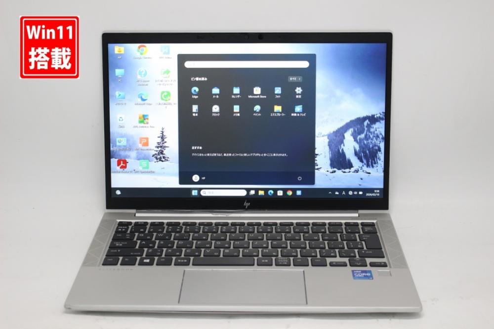 中古 フルHD 13.3型 HP EliteBook 830G8 Windows11 第11世代 i7-1185G7 32GB NVMe 512GB-SSD カメラ 無線Wi-Fi6 Office付き 中古パソコン 管:0937k