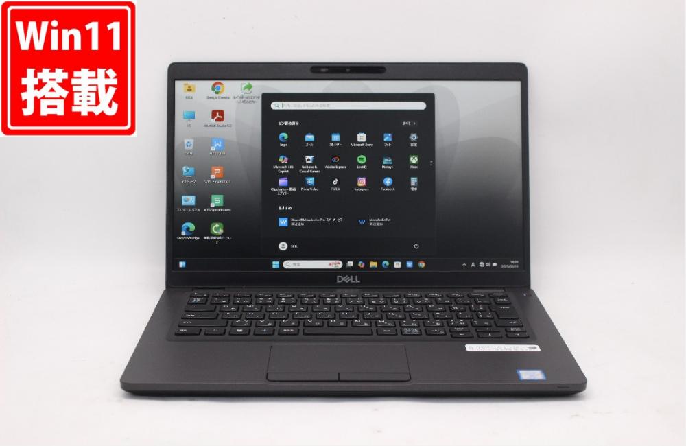 中古 フルHD タッチ 14型 DELL Latitude 5400 Windows11 八世代 i7-8665U 16GB NVMe 256GB-SSD カメラ 無線 Office付 中古パソコン 管:1816j