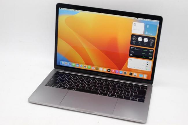中古 2K対応 13.3型 Apple MacBook Pro A2159 2019(Touch Bar)グレー macOS Ventura(正規Win11追加可) 八世代 i5-8257U 8GB 128GB-SSD カメラ 無線 中古パソコン