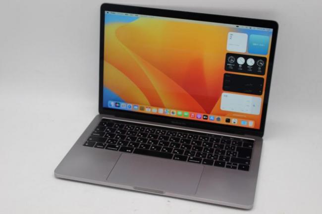 中古 2K対応 13.3インチ Apple MacBook Pro A1989 Mid-2018 (Touch Bar) グレー macOS Ventura(正規版Windows11追加可能) 高性能 八世代Core i7-8559u 16GB 爆速NVMe式1TB-SSD