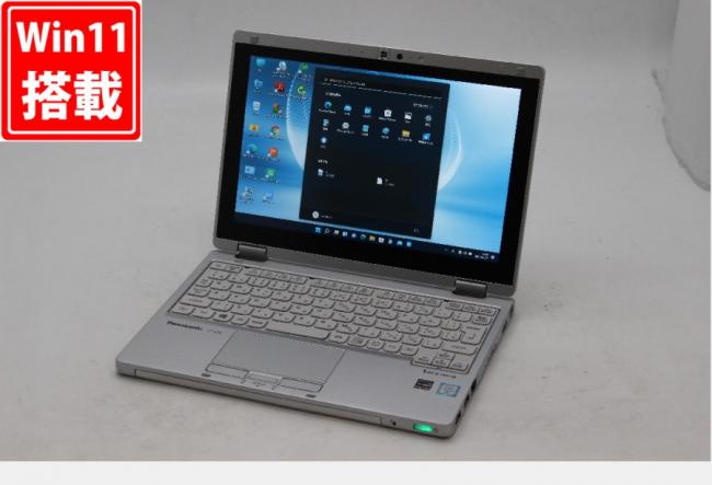 良品 フルHD 10.1型 Panasonic Let's note CF-RZ5PDDVS Windows11 CoreM6Y57 4GB 128GB-SSD カメラ 無線 Office付 中古パソコン 税無