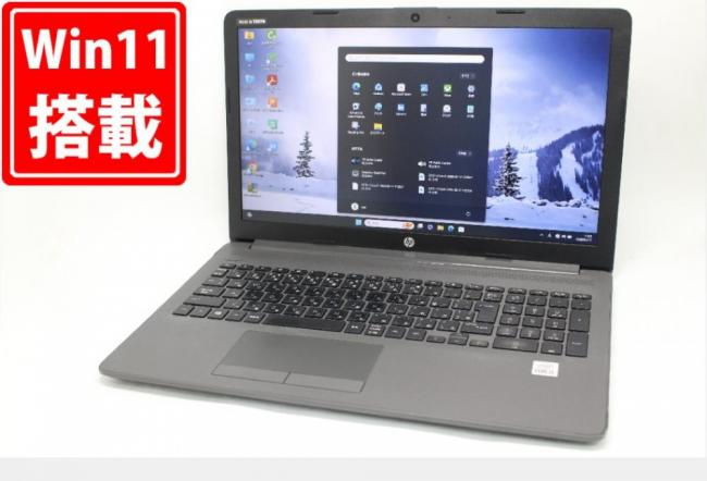 中古 フルHD 15.6型 HP Notebook 250G7 Windows11 第10世代 i5-1035G1 8GB NVMe 256GB-SSD カメラ 無線 Office付き 中古パソコン 管:1807m