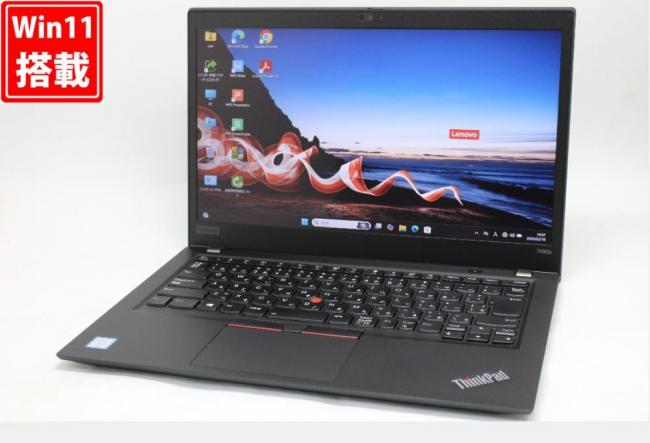 中古良品 フルHD タッチ 14型 Lenovo ThinkPad T490S Windows11 第8世代 i7-8665U 16GB NVMe 512GB-SSD カメラ 無線 Office付き 中古パソコン 管:1108w