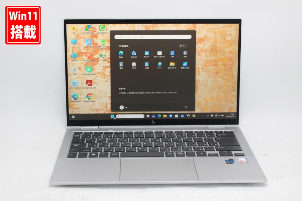 良品 フルHD タッチ 13.3型 HP EliteBook X360 1040 G8 Windows11 第11世代 i5-1145G7 8GB NVMe 256GB-SSD カメラ LTE 無線Wi-Fi6 Office付き 中古パソコン 管:0907k