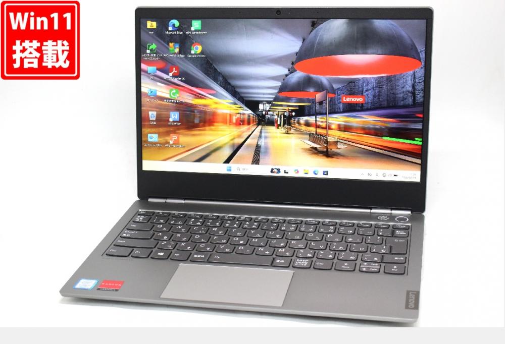 中古 フルHD 13.3型 Lenovo ThinkBook 13s-IWL Windows11 第8世代 i7-8565U 16GB NVMe 512GB-SSD Radeon 540X カメラ 無線 Office付き 中古パソコン 管:1817w