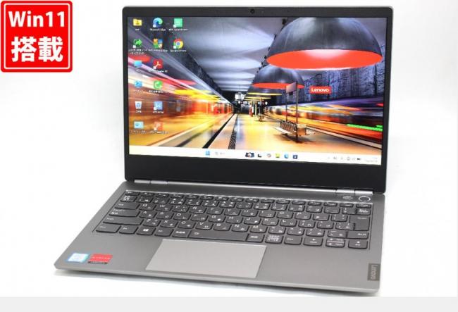 中古 フルHD 13.3型 Lenovo ThinkBook 13s-IWL Windows11 第8世代 i7-8565U 16GB NVMe 512GB-SSD Radeon 540X カメラ 無線 Office付き 中古パソコン 管:1817w